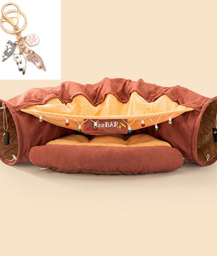 Collapsible Cat Tunnel Durable Washable Collapsible