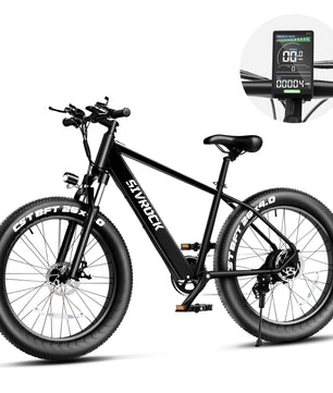Professional Electric Bike For Adults, 26 X 4.0 Inches Fat Tire Electric Mountain Bicycle, 1000W Motor 48V 15Ah Ebike For Trail Riding, Excursion And Commute, UL And GCC Certified