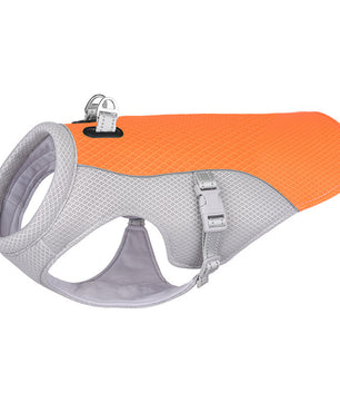 Summer Pet Dog Cooling Vest Heat Resistant Cool Dogs Clothes Breathable Sun-proof Clothing For Small Large Dogs Outdoor Walking
