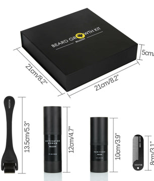 Beard Growth Liquid Beard Care Set