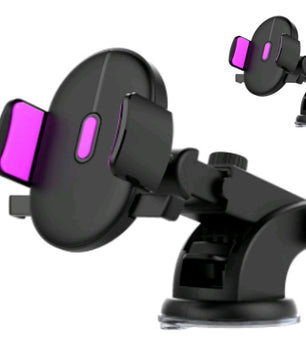 Car Phone Holder Long Rod Telescopic Car Dashboard Suction Cup Type