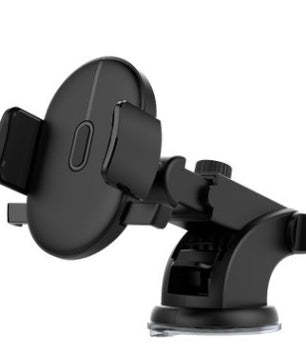 Car Phone Holder Long Rod Telescopic Car Dashboard Suction Cup Type