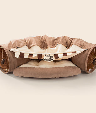 Collapsible Cat Tunnel Durable Washable Collapsible