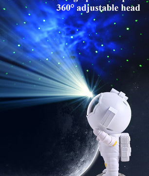 Galaxy Star Projector Starry Sky Night Light Astronaut Lamp Home Room Decor Decoration Bedroom Decorative Luminaires Gift