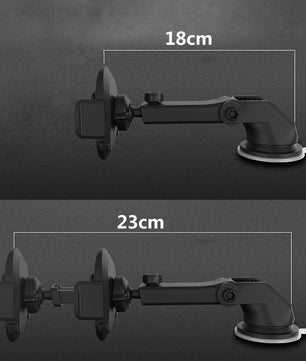 Car Phone Holder Long Rod Telescopic Car Dashboard Suction Cup Type