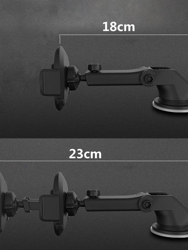 Car Phone Holder Long Rod Telescopic Car Dashboard Suction Cup Type