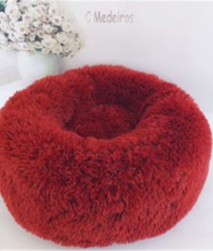 Round Long Hairy Autumn And Winter Nest Pad Cat Mattress