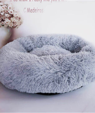 Round Long Hairy Autumn And Winter Nest Pad Cat Mattress