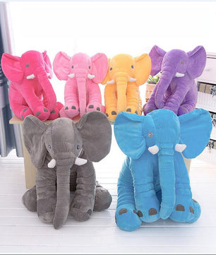 Soft Comfort Elephant Plush Toy  Accompany Sleeping Baby Sleep Child Pillow Leather Shell