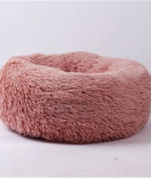 Round Long Hairy Autumn And Winter Nest Pad Cat Mattress