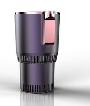 2 In1 Car Heating Cooling Cup 12V Smart Car Cup Holder Digital Temperature Display Drink Cup Warmer Cooler Mini Car Refrigerator