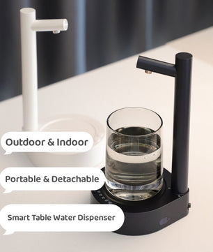 Desk Dispenser Electric Water Gallon Automatic Water Bottle Dispenser Rechargeable Water Dispenser