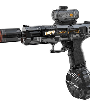 LED Lights Electric Water Guns Children Simulated Shooting Recoil Powerful Automatic Water Spray Gun Kids Summer Outdoor Toys