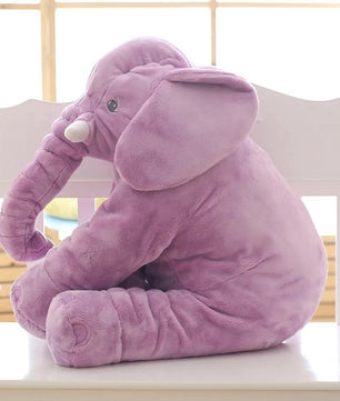 Soft Comfort Elephant Plush Toy  Accompany Sleeping Baby Sleep Child Pillow Leather Shell