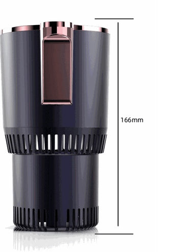 2 In1 Car Heating Cooling Cup 12V Smart Car Cup Holder Digital Temperature Display Drink Cup Warmer Cooler Mini Car Refrigerator