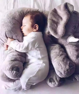 Soft Comfort Elephant Plush Toy  Accompany Sleeping Baby Sleep Child Pillow Leather Shell