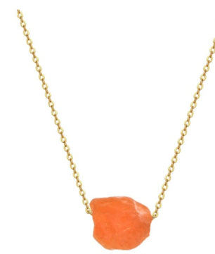 Hot Selling Stone Crystal Pillar Tree Of Life Pendant Ins Fashion Necklace